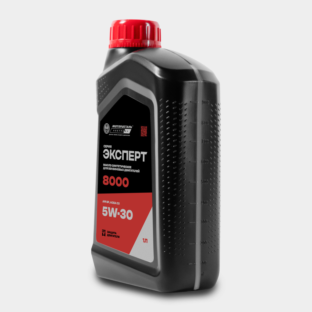 Масло моторное МОТОРДЕТАЛЬ ЭКСПЕРТ 8000 5W-30 API SP, ACEA C3 1л